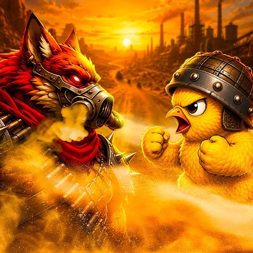 Chickens Angry Road